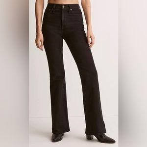 Madewell Perfect Vintage Flare jean, high waist, black size 29